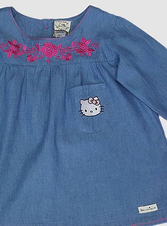 Polera Algodón Niña Hello Kitty-1