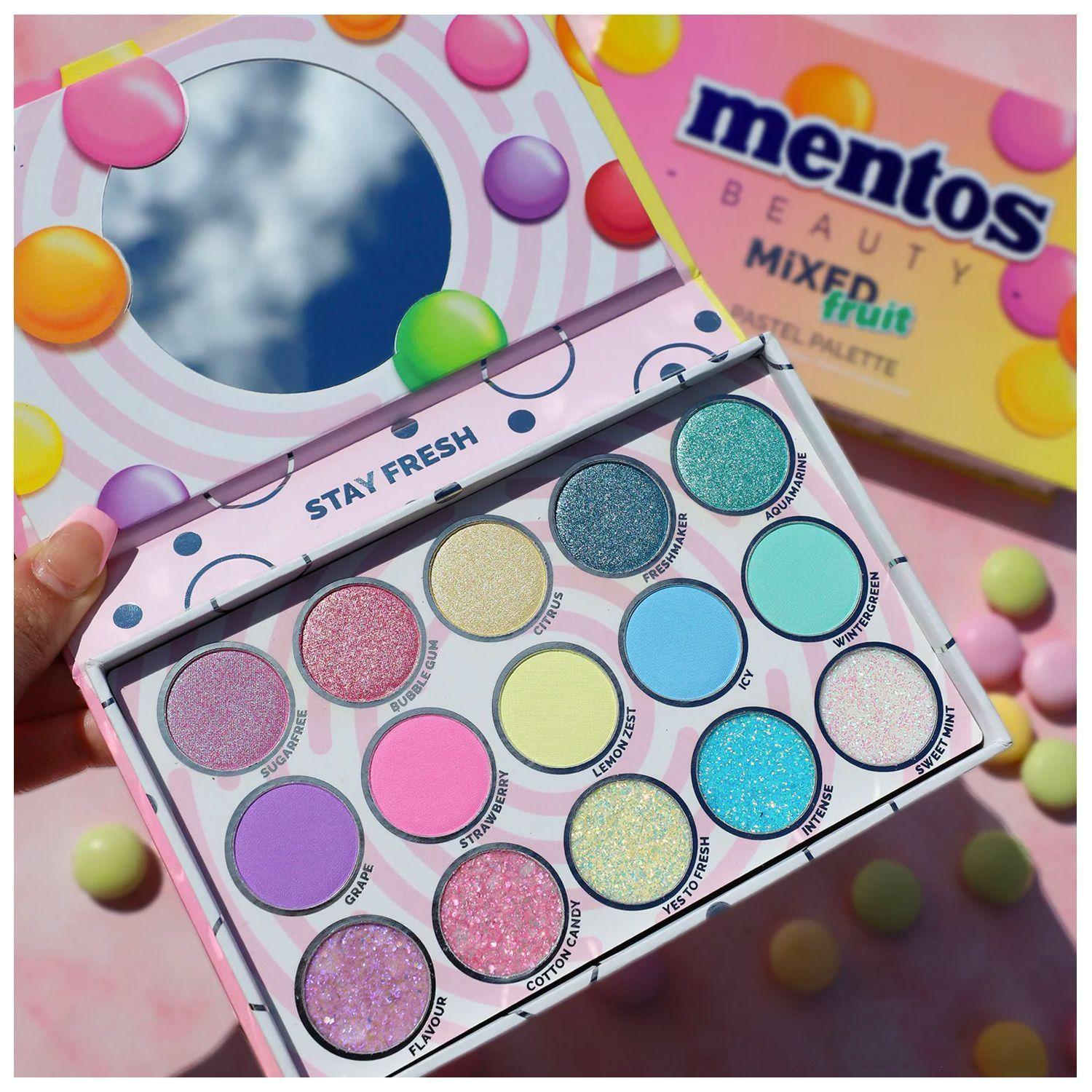 Paleta de Sombras Pastel Mixed Fruit Mentos x Rude-2