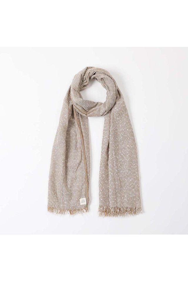 Pañuelo Liso Beige Rayado  Humana-0