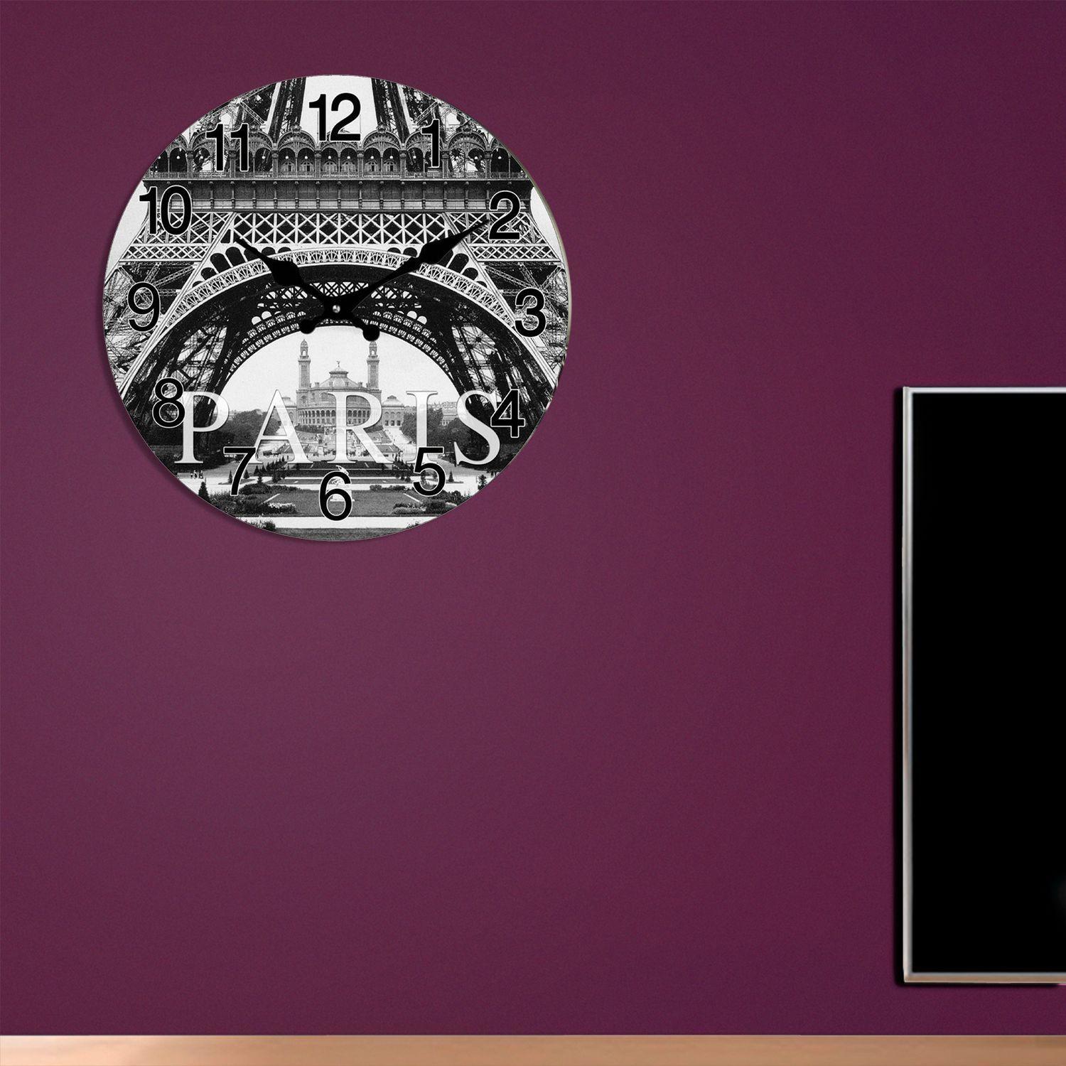Reloj Mural Decorativo Paris Vintage-3