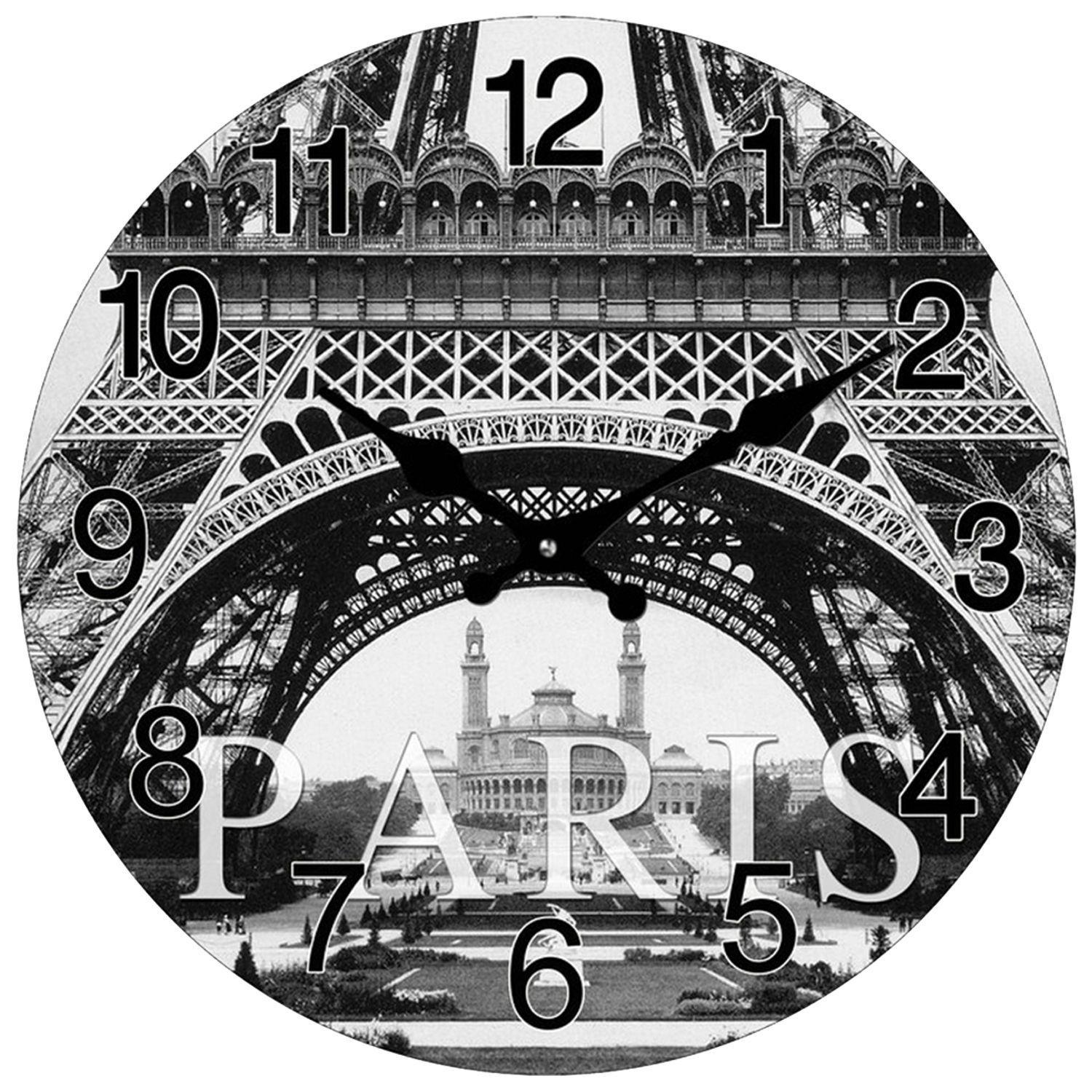 Reloj Mural Decorativo Paris Vintage-0