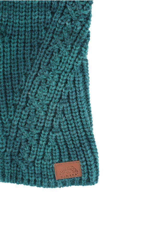 Guantes Sin Dedos Azul Humana-1