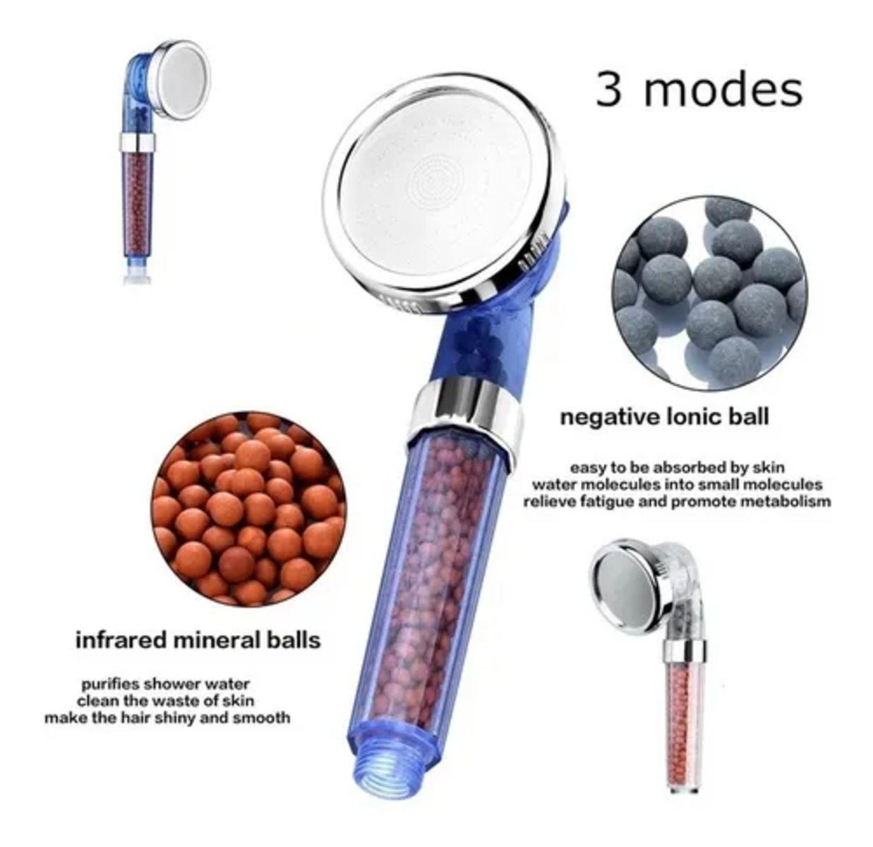 Cabezal de Ducha Con Filtro Purificador Translucido W-5030 Welife-3