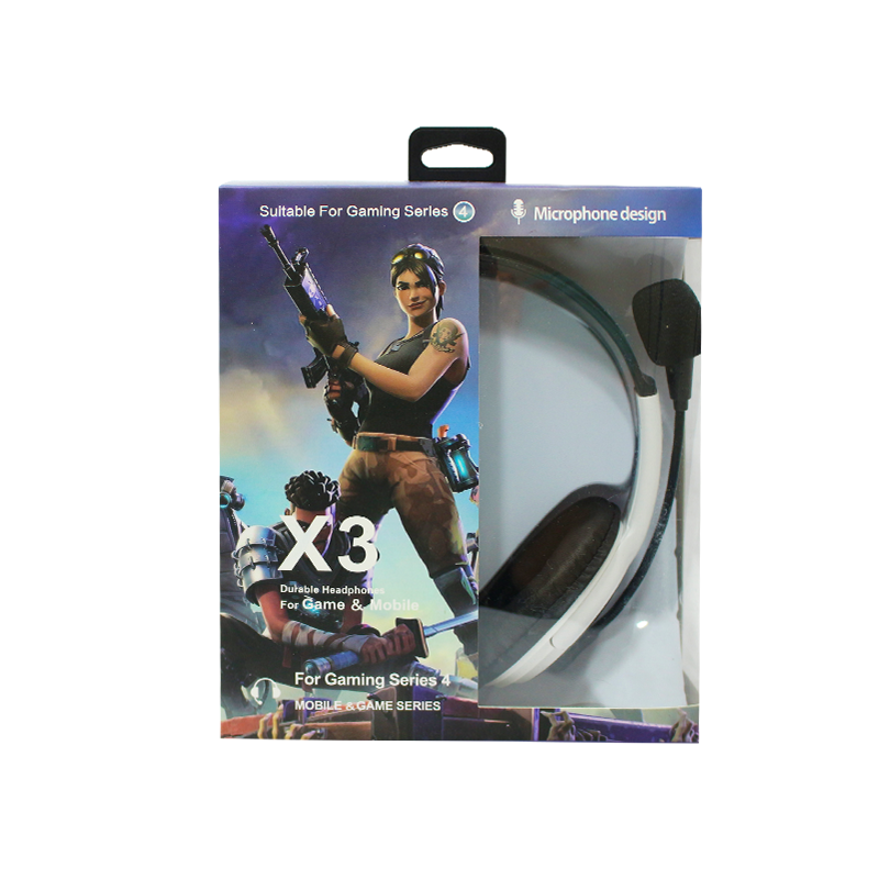 Audifonos Gamer Micrófono Juegos Pc Ps4 Blanco-0
