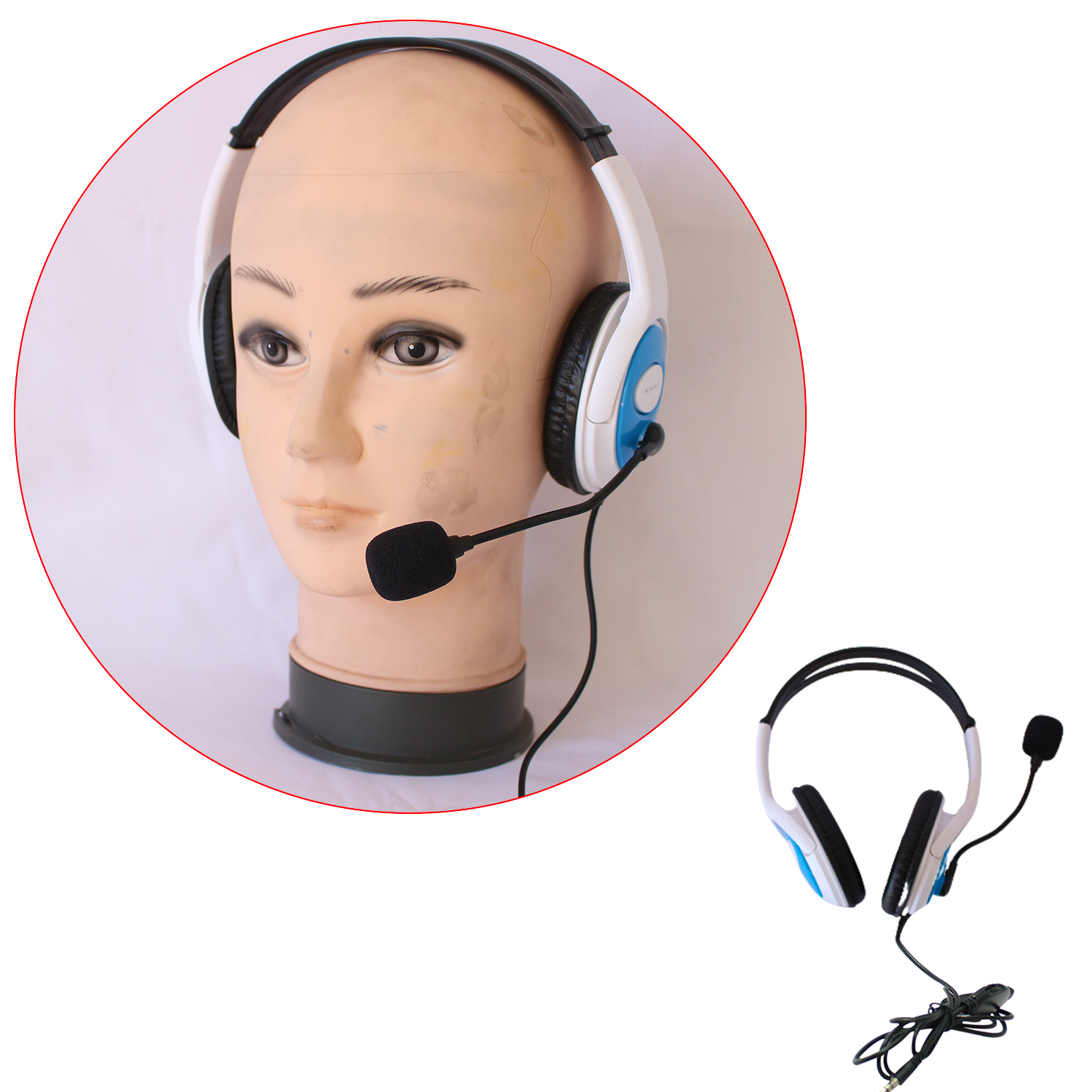 Audifonos Gamer Micrófono Juegos Pc Ps4 Blanco-4