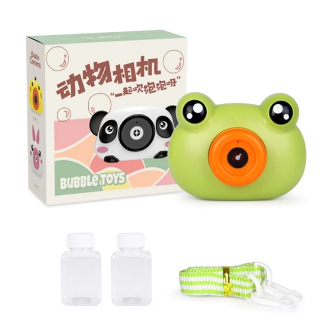 Cámara De Burbujas Para Niños Juguete Máquina Rana-3