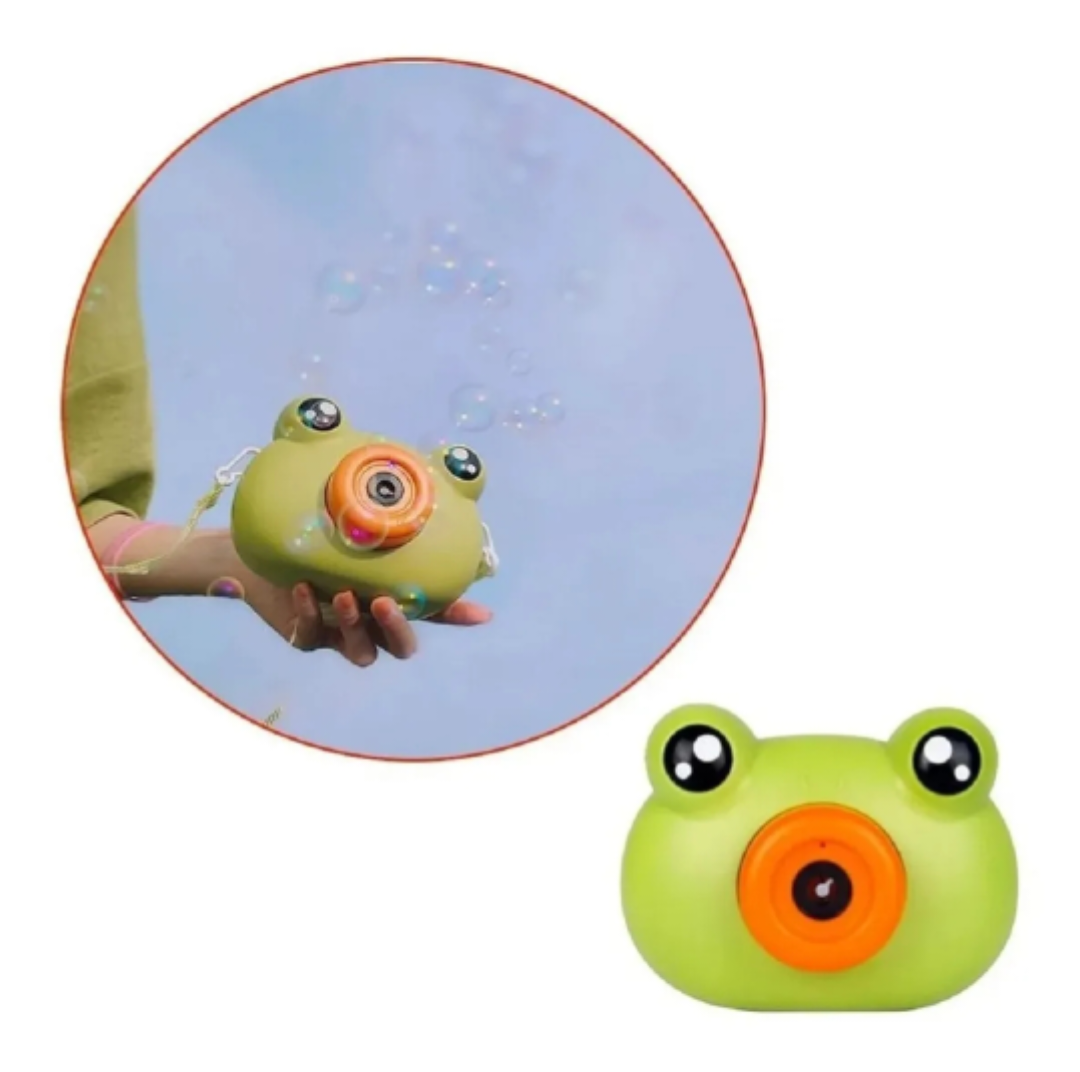Cámara De Burbujas Para Niños Juguete Máquina Rana-1