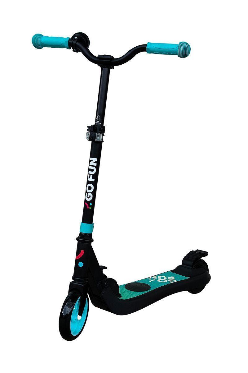 Scooter Eléctrico Plegable 10 Km/h Go Fun Celeste-0
