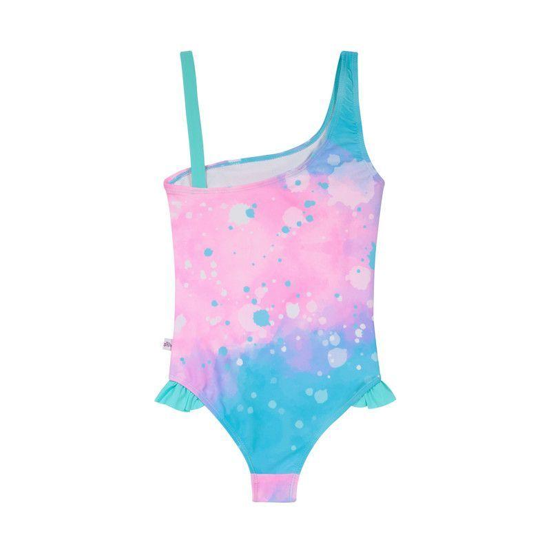 Traje de Baño Niña Entero Disney Stitch Celeste-2