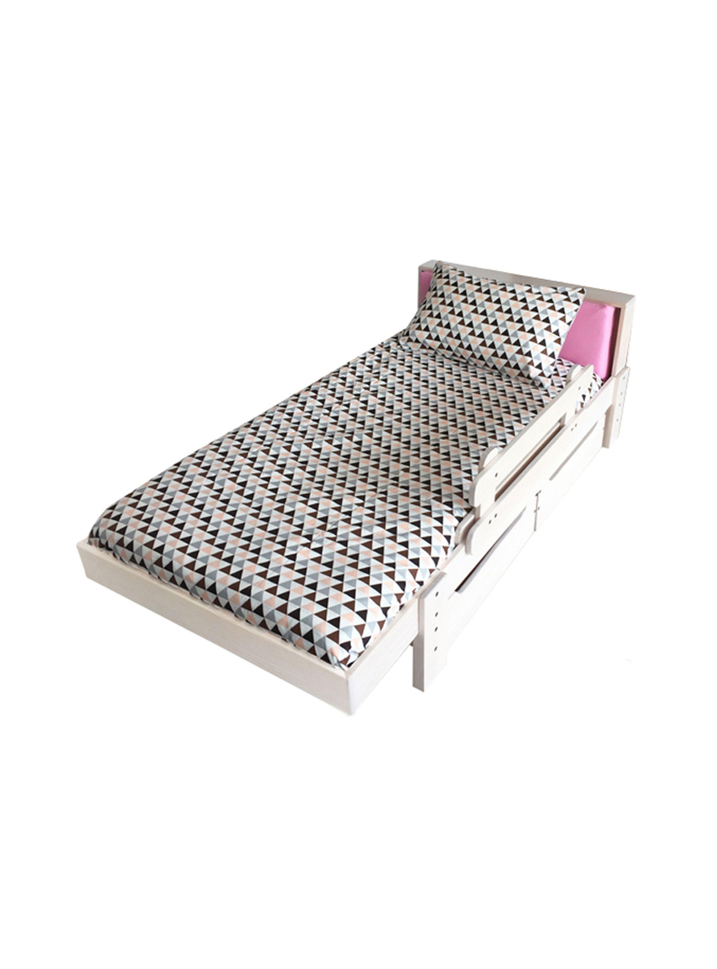 FUNDA DE PLUMÓN ( CUBRECAMA ) TRIÁNGULOS (120X180) 100% Algodón - para cama infantil o cuna-0