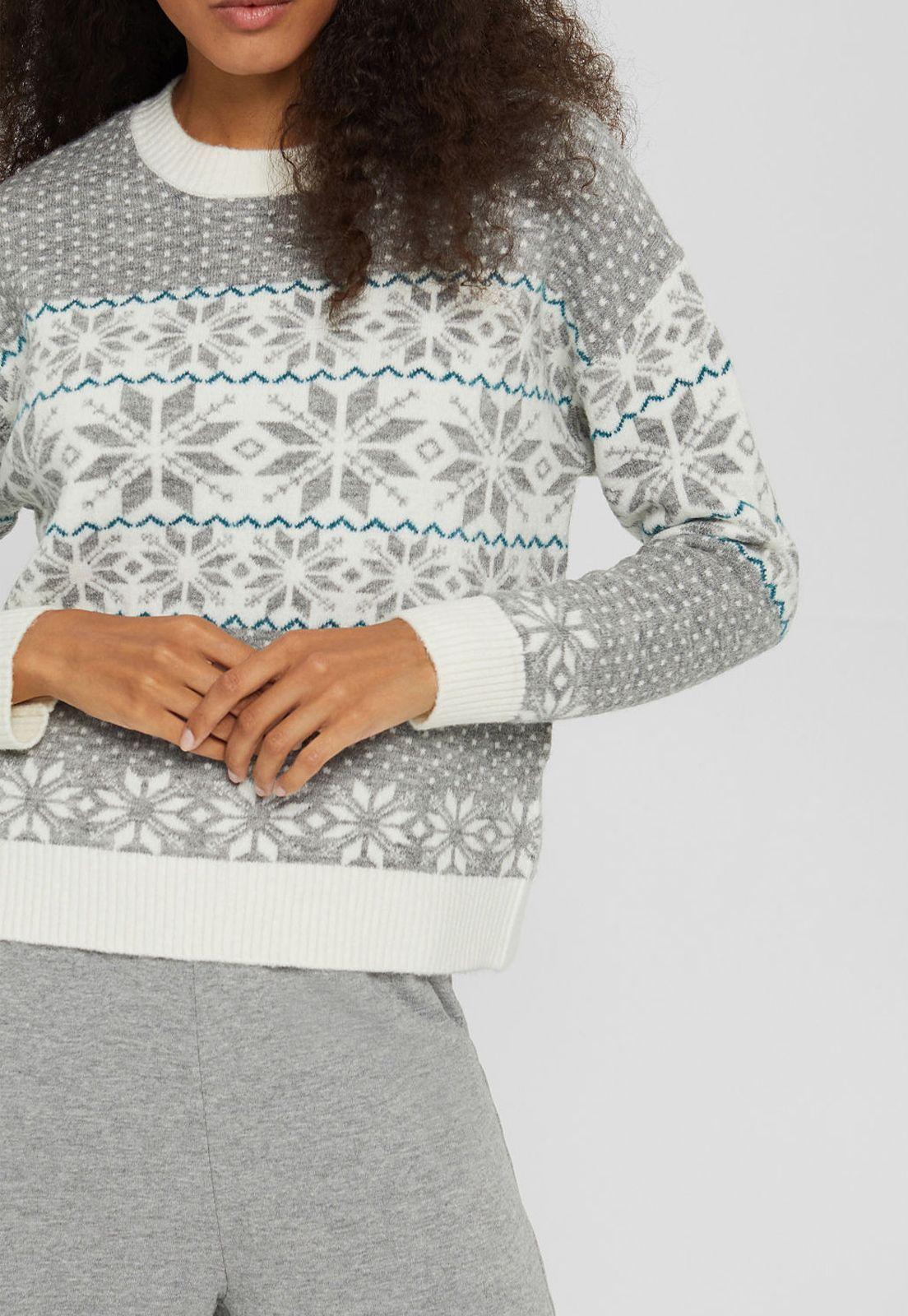 Sweater mujer con diseño noruego Esprit-2