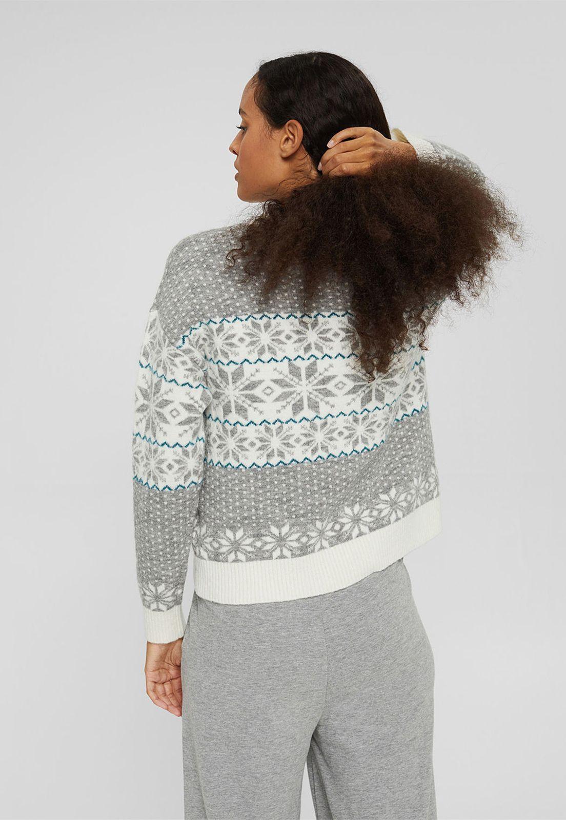 Sweater mujer con diseño noruego Esprit-1