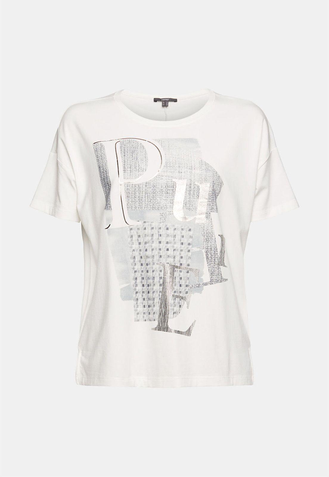 Polera Mujer Manga Corta Con Estampado Esprit-3