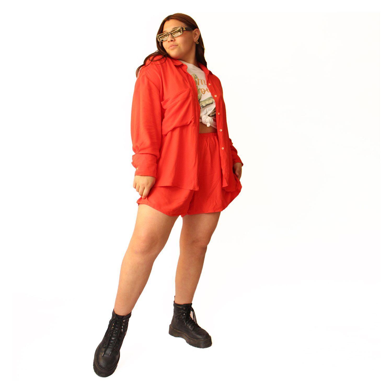 Conjunto Mujer Short y Camisa Dakiti -0