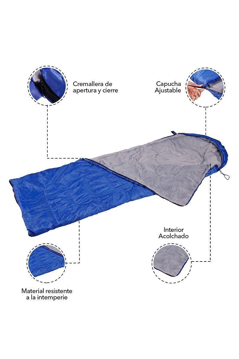 Saco de Dormir Clásico Azul-3