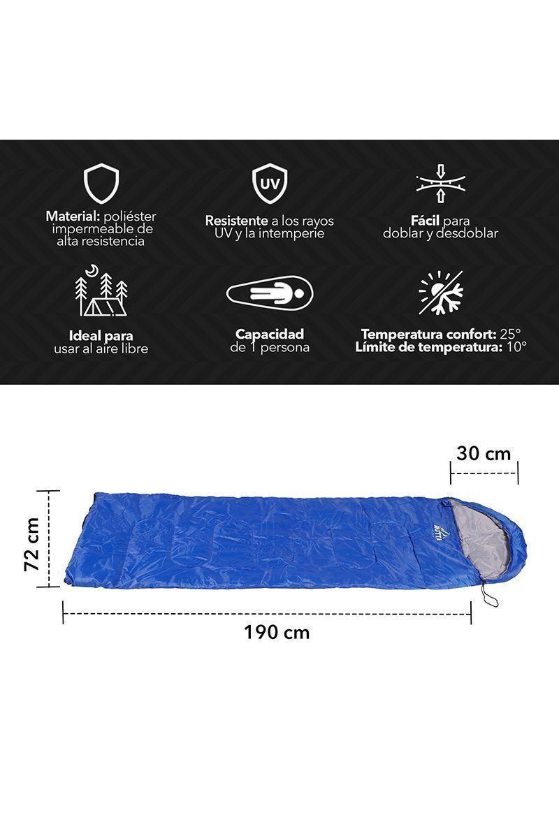 Saco de Dormir Clásico Azul-2