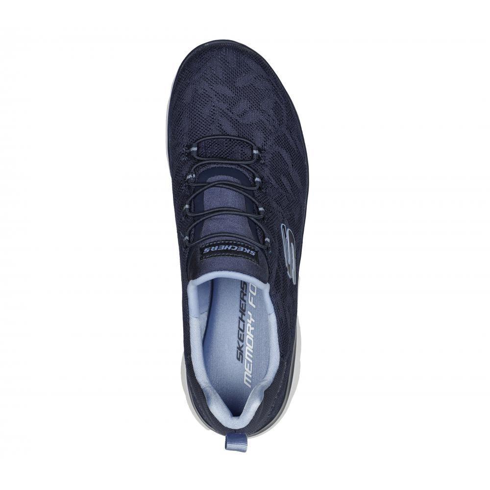 Zapatilla Mujer Summits Azul Skechers-1
