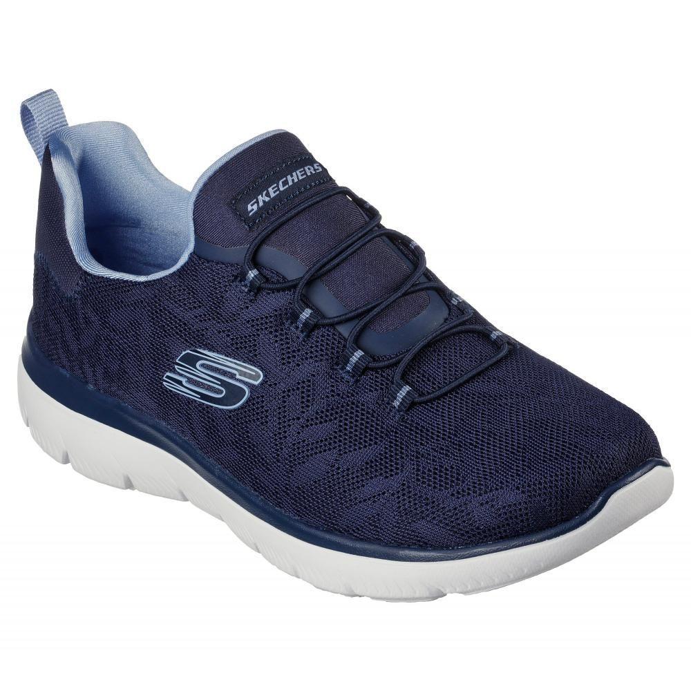 Zapatilla Mujer Summits Azul Skechers-0