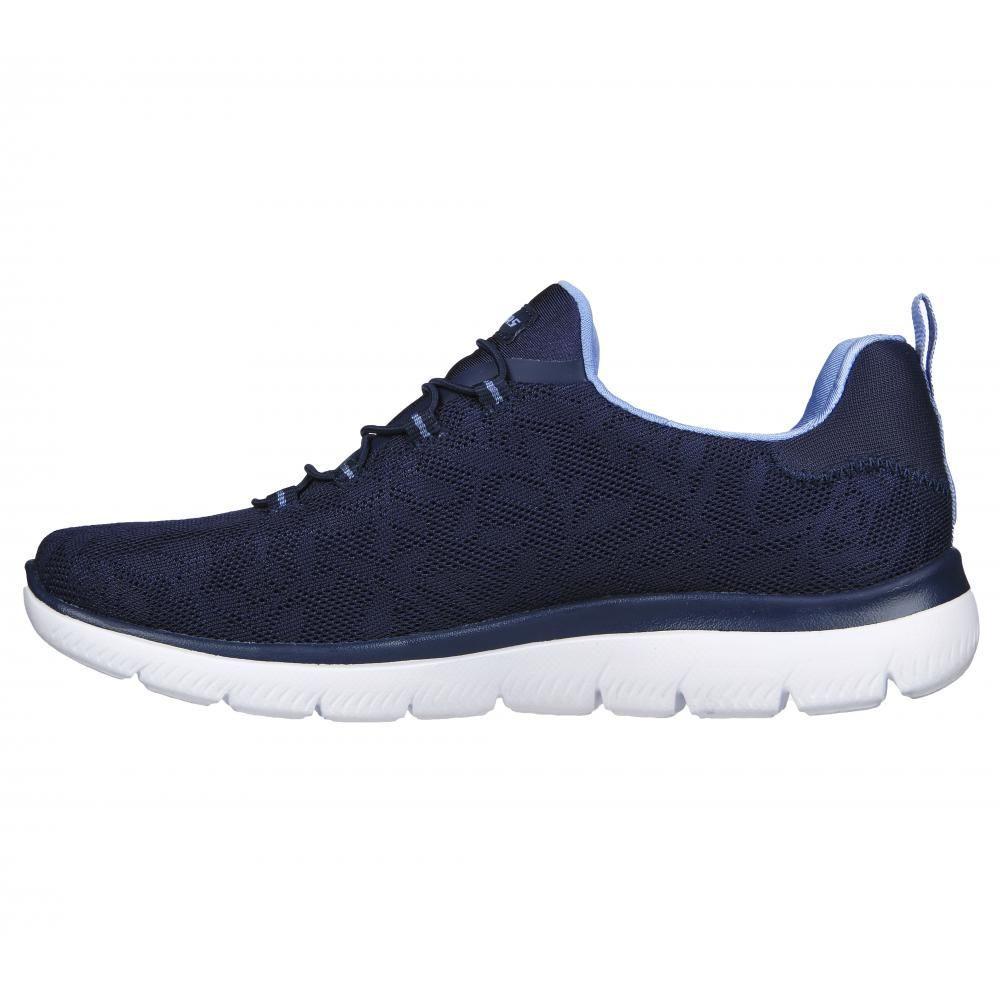Zapatilla Mujer Summits Azul Skechers-3