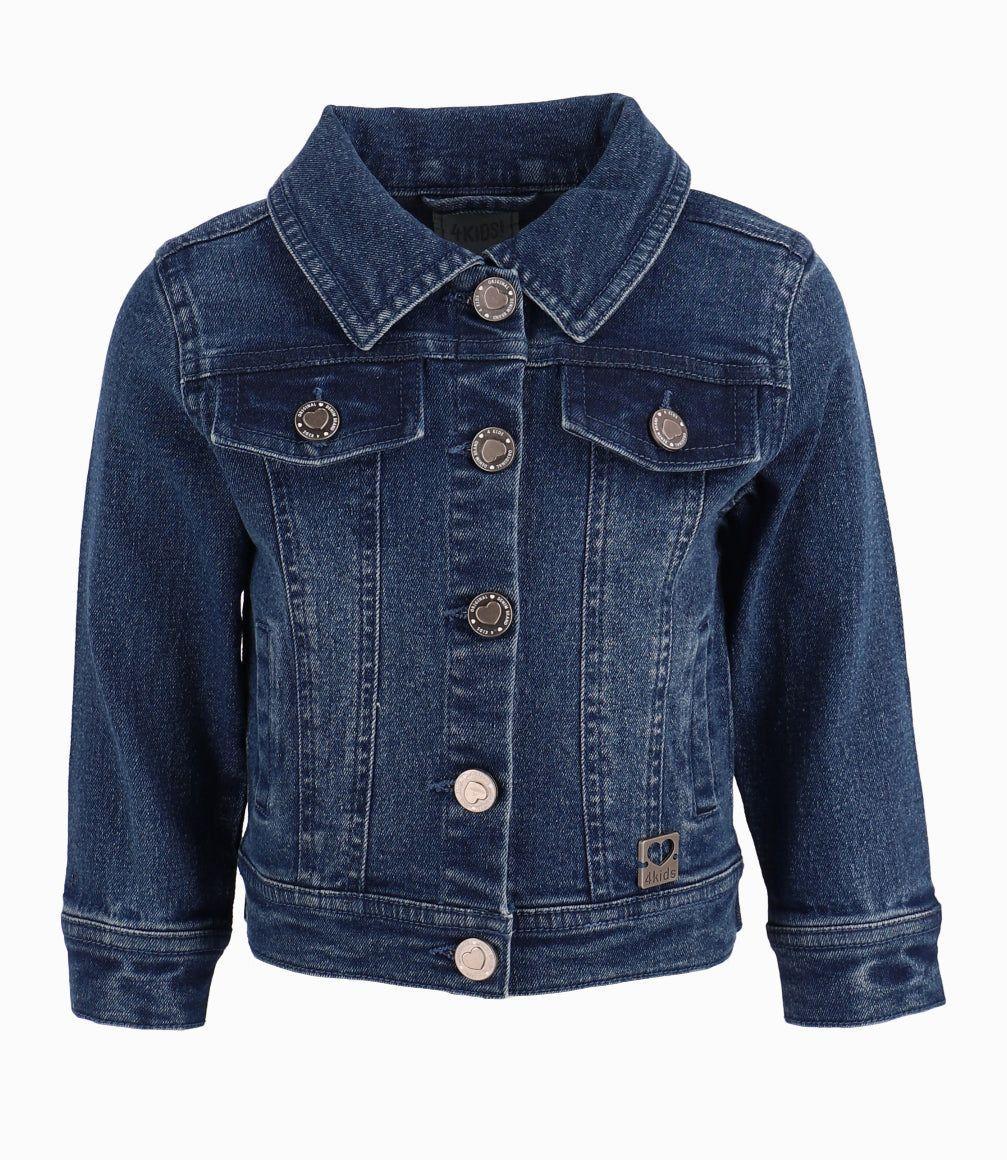 Chaqueta Bebé Niña De Jeans 4 Kids Denim Azul-2