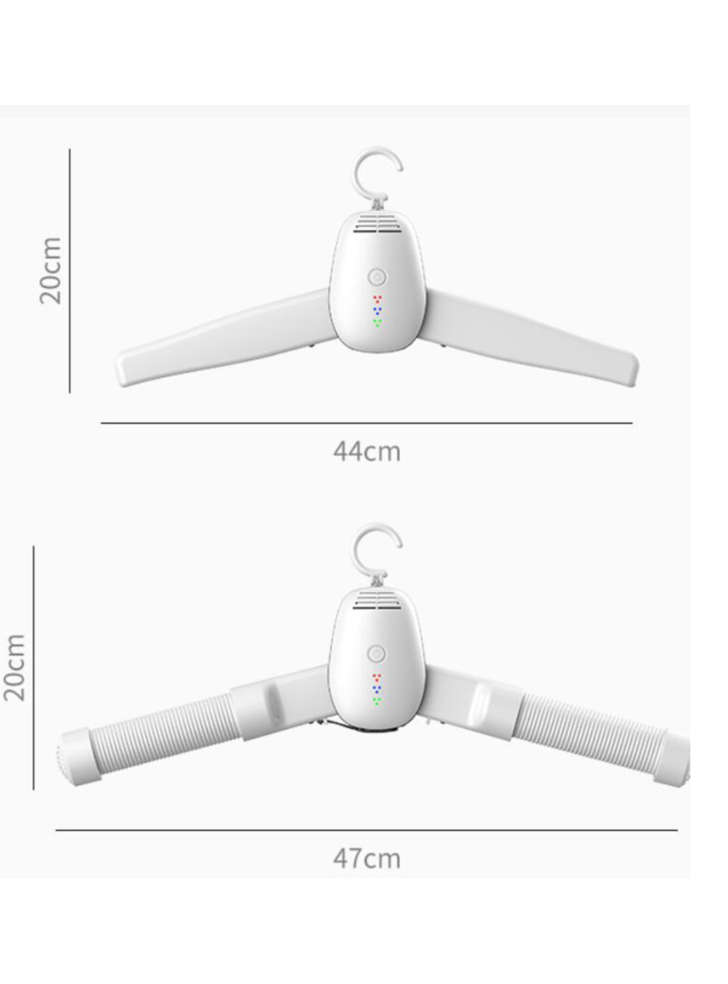 Percha colgador perchero secado electrico ar93-5