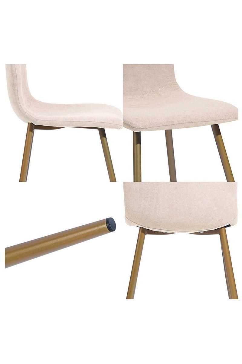 Pack 4 Sillas Comedor Sitial Gold Juliet Beige-4