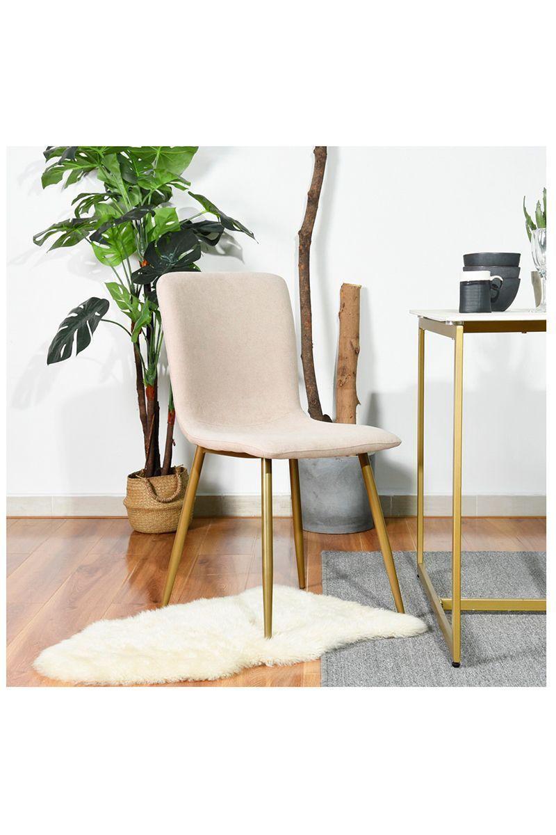 Pack 4 Sillas Comedor Sitial Gold Juliet Beige-1