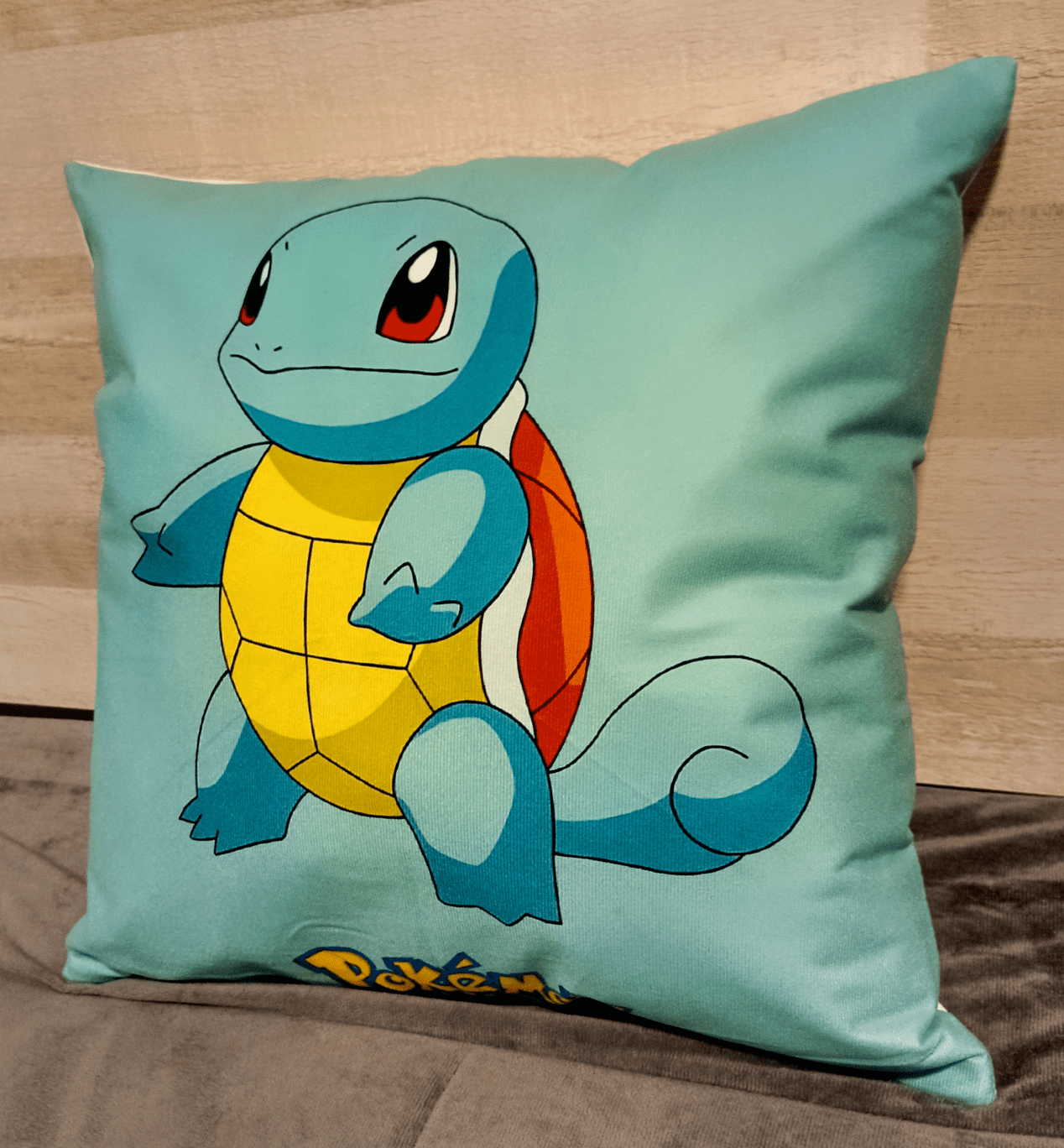 Cojín Felpa 45x45 cm Squirtle Extra Suave -4