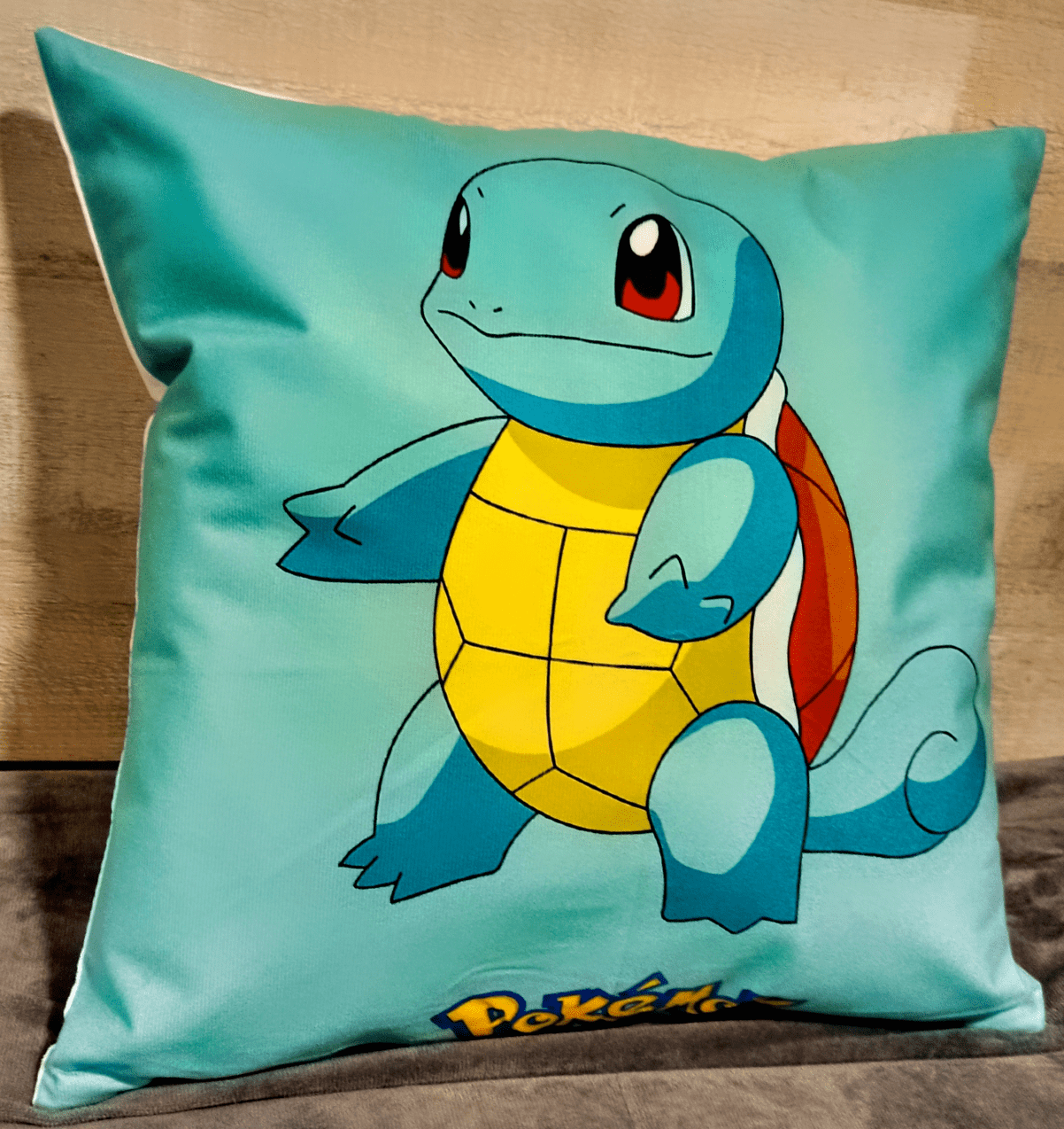 Cojín Felpa 45x45 cm Squirtle Extra Suave -3