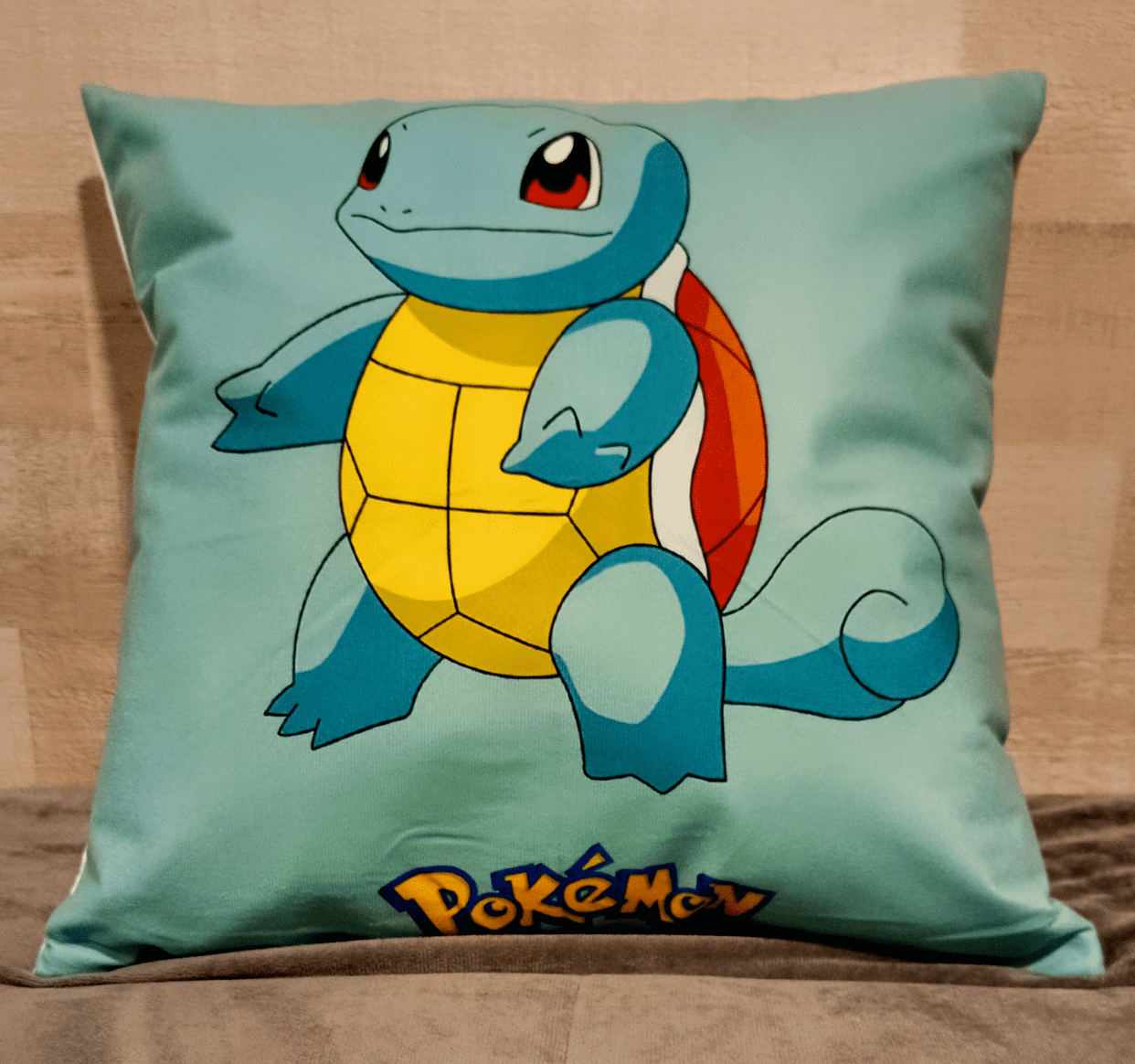 Cojín Felpa 45x45 cm Squirtle Extra Suave -2
