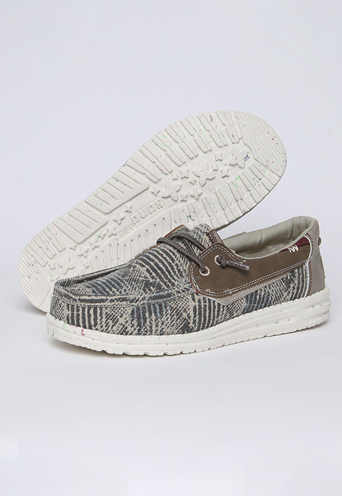 Zapato Welsh Natural Tabacco Leaves Heydude-2