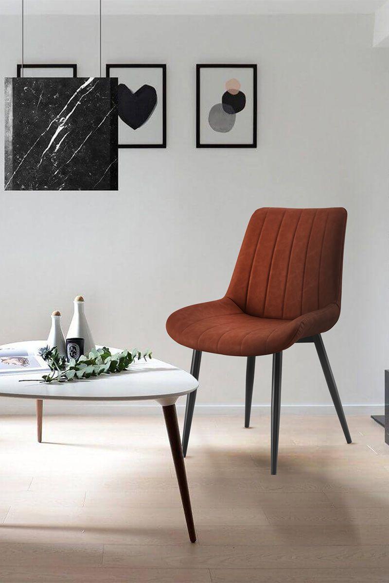 Pack 4 Silla Comedor Sitial Dorianna Café-1