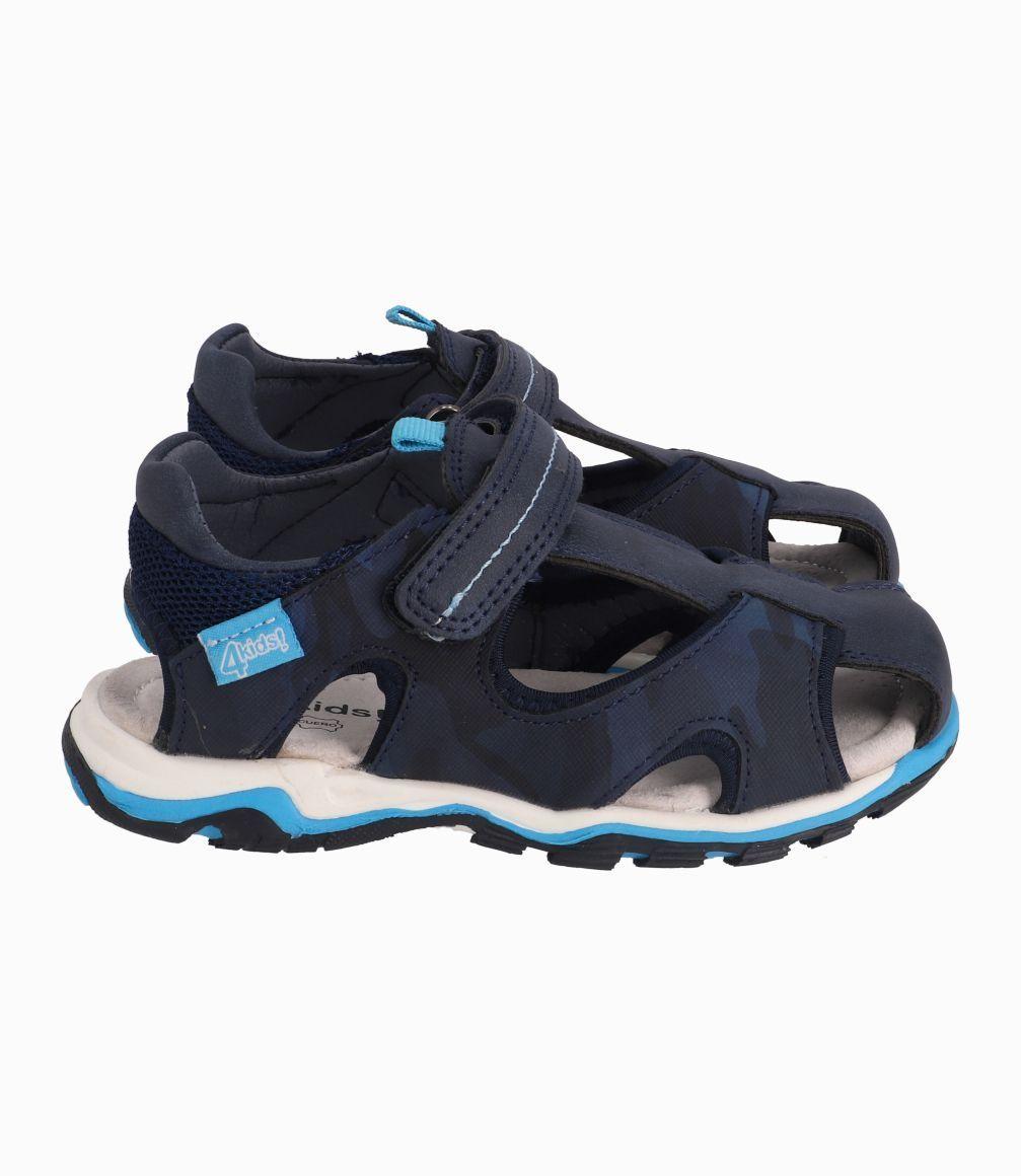 Sandalia Cangrejera Deportiva Niño Azul Marino 4 Kids-1