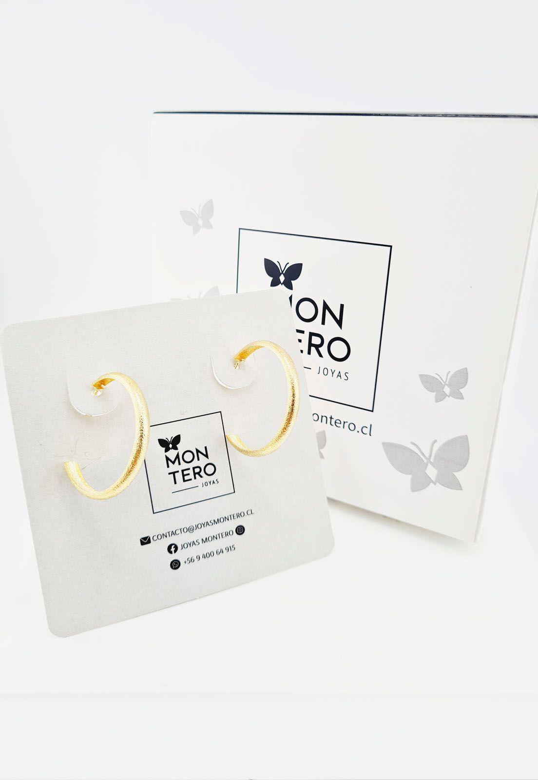 Aros Orleans Baño de Oro 24k.-3