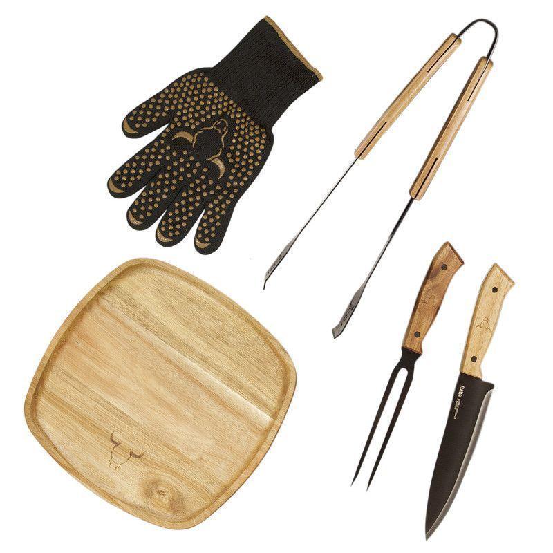 Set Parrillero 149 WAYU 4 Piezas Profesional-0