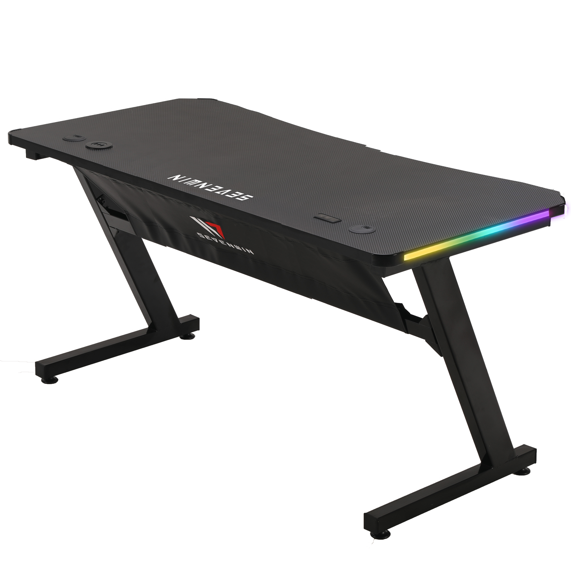 Escritorio Gamer Infinity Plus Black 150CM RGB -0