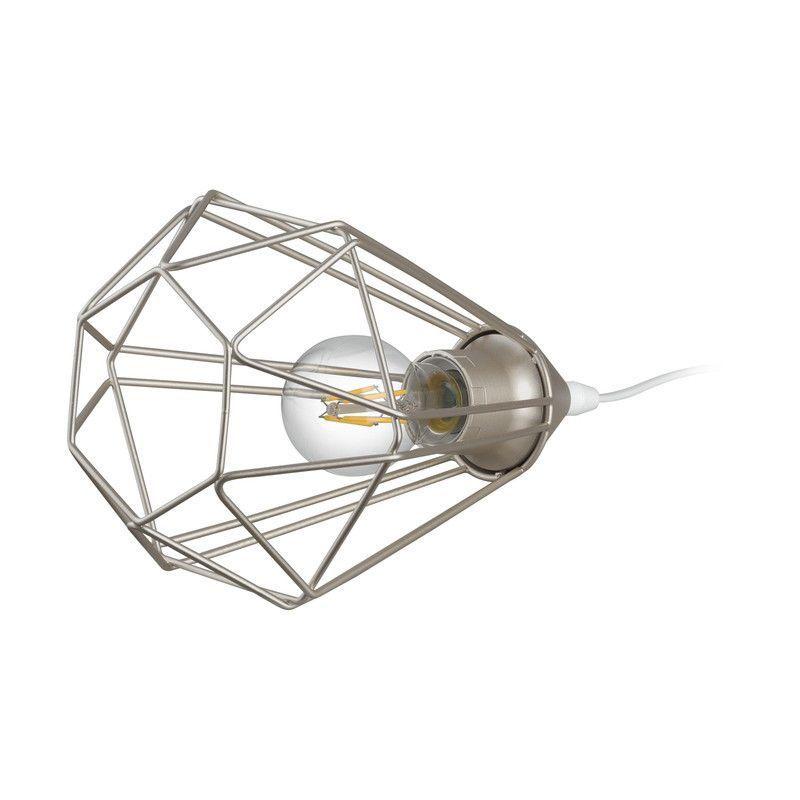 LAMPARA DE SOBREMESA TARBES 2 CHAMPAÑA E27 1X60W COD 33618-0
