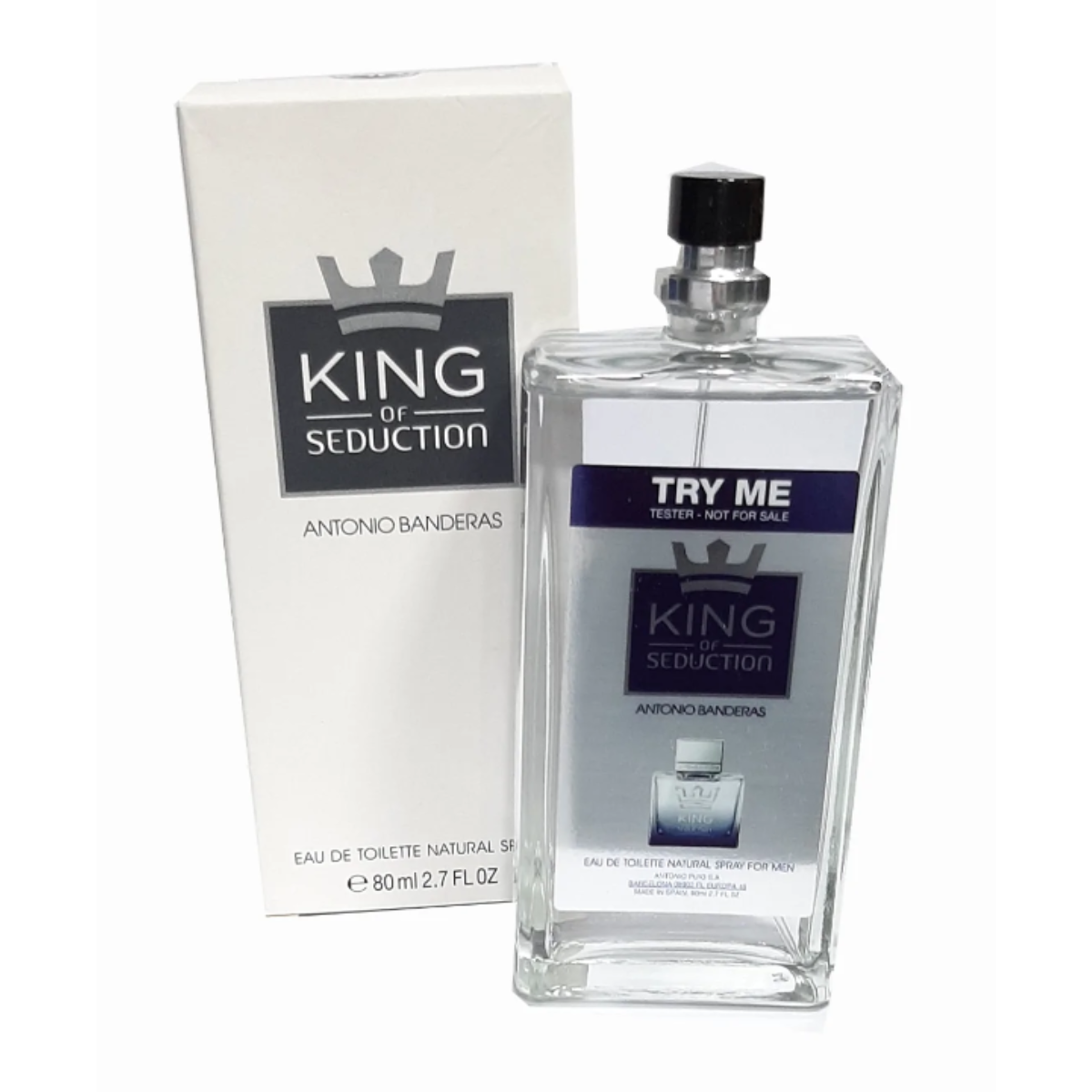 King Of Seduction Sin Lujo Edt 80ml Hombre-0