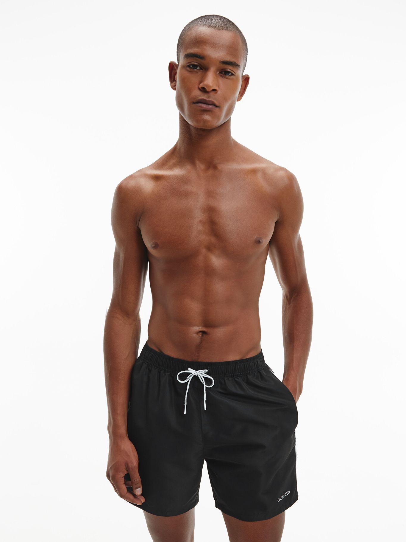 Traje de Baño CK Logo Negro Calvin Klein Hombre-0