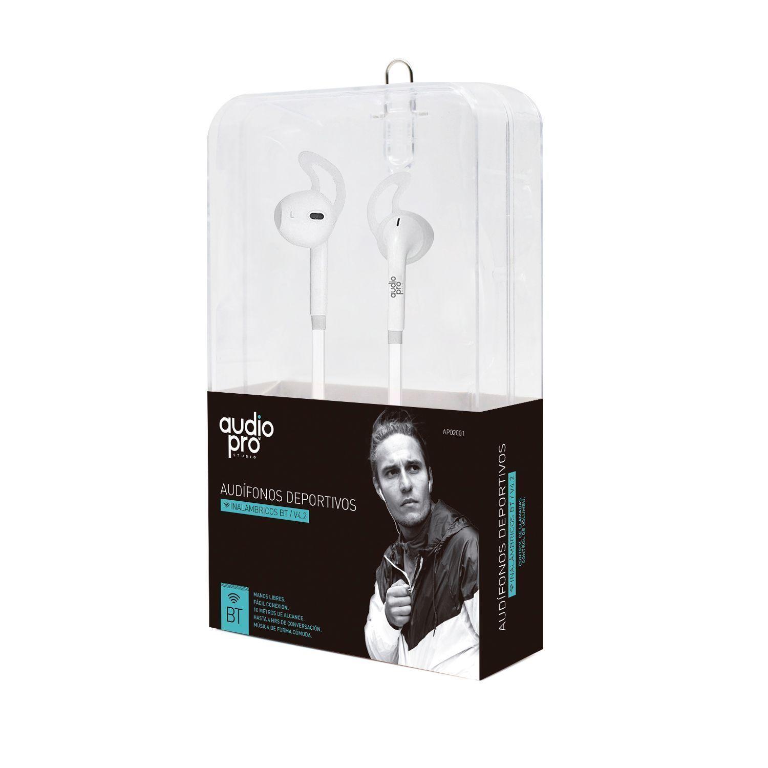 Audifonos Deportivos Bluetooth Manos Libres Blanco-3