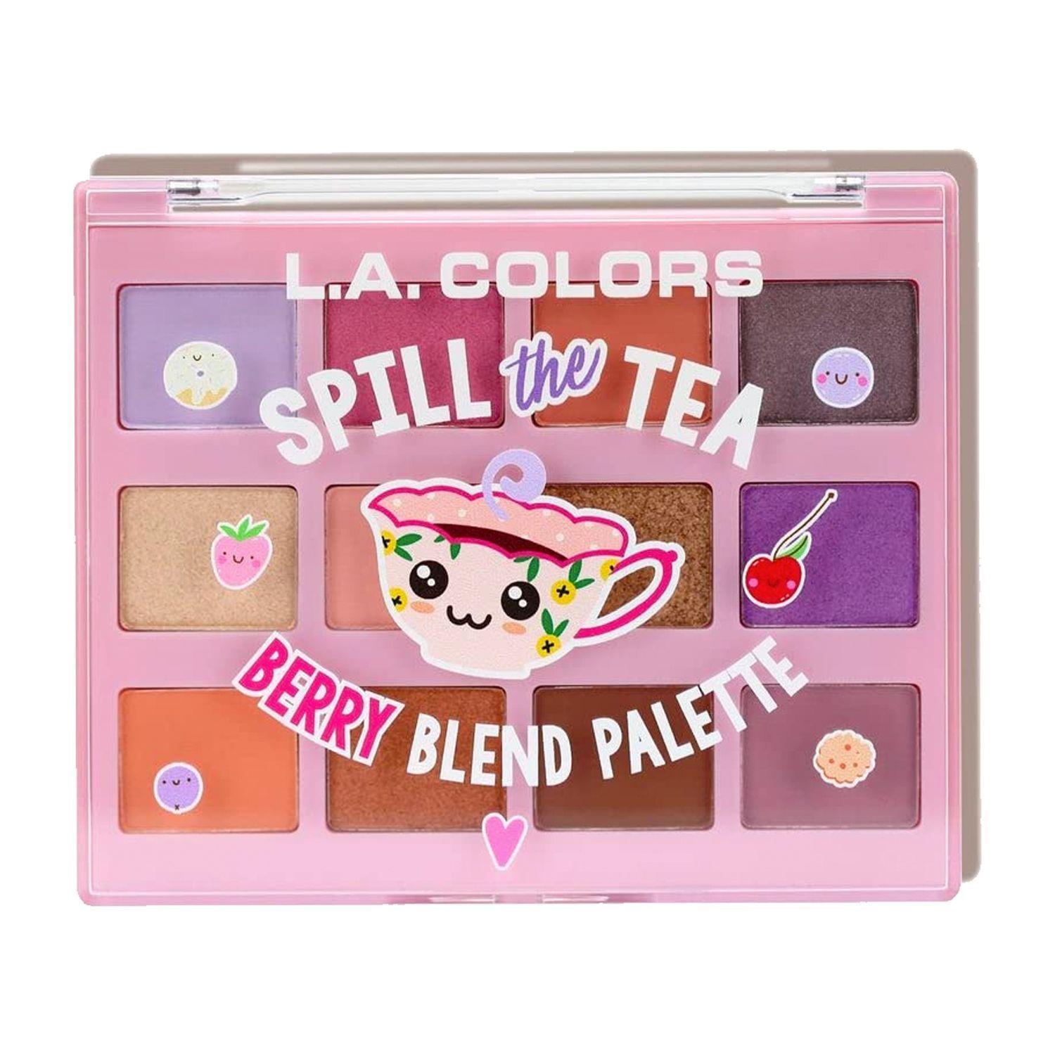 Paleta de Sombras "Berry Blend" de L.A Colors-0