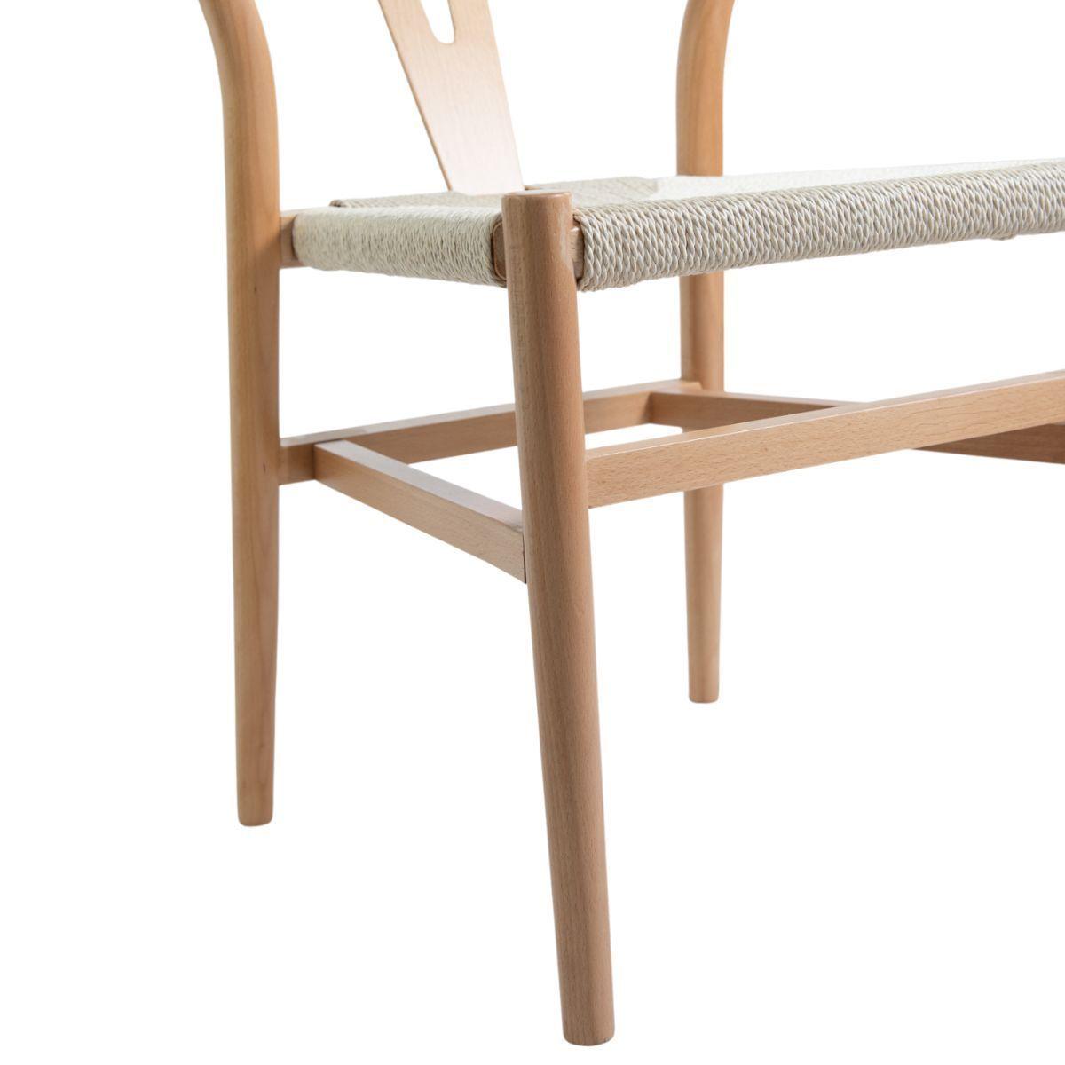 Silla wishbone natural 54x55x77cm-3