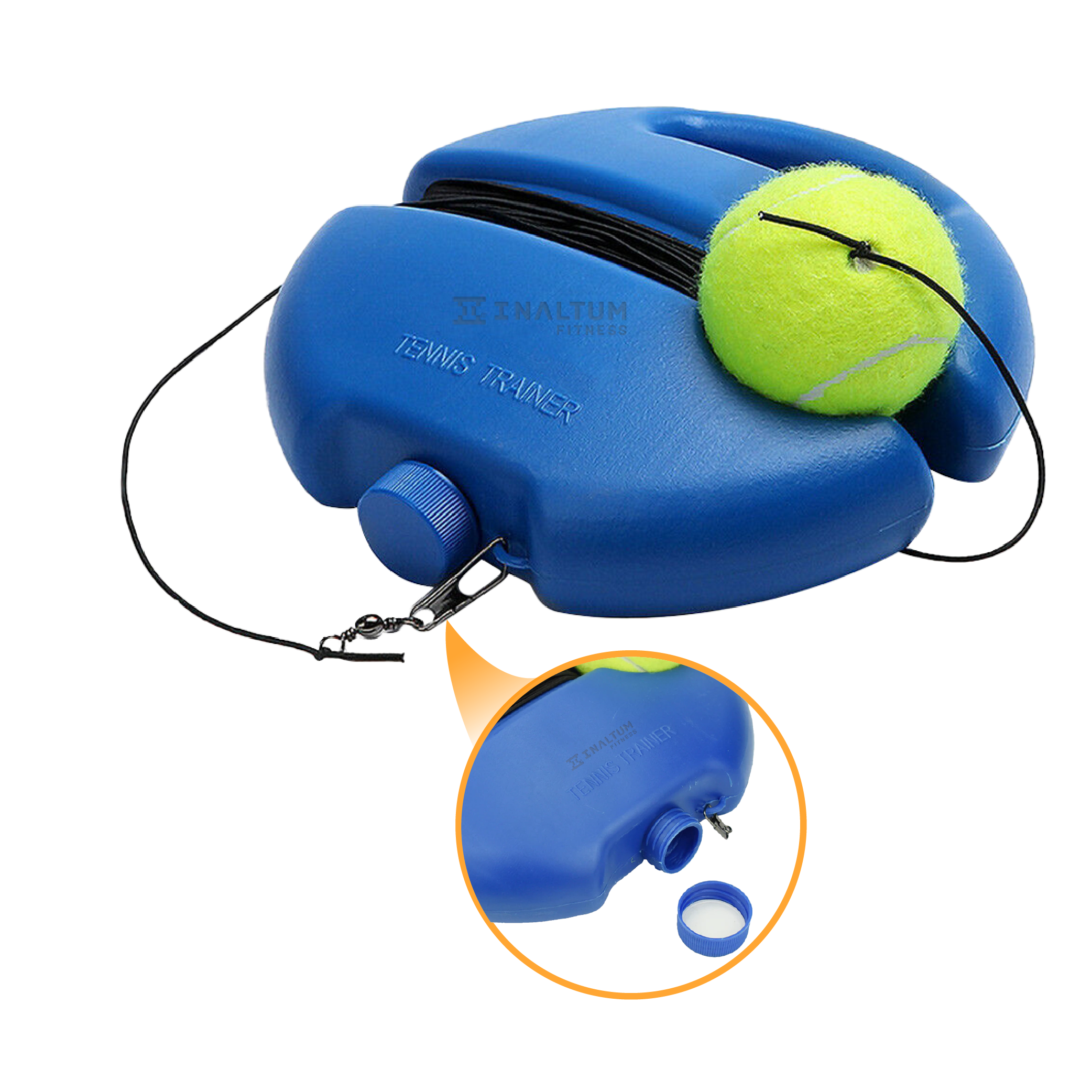 Tenis Trainer Entrenador Pelota Con Cuerda Elástica Y Base-6