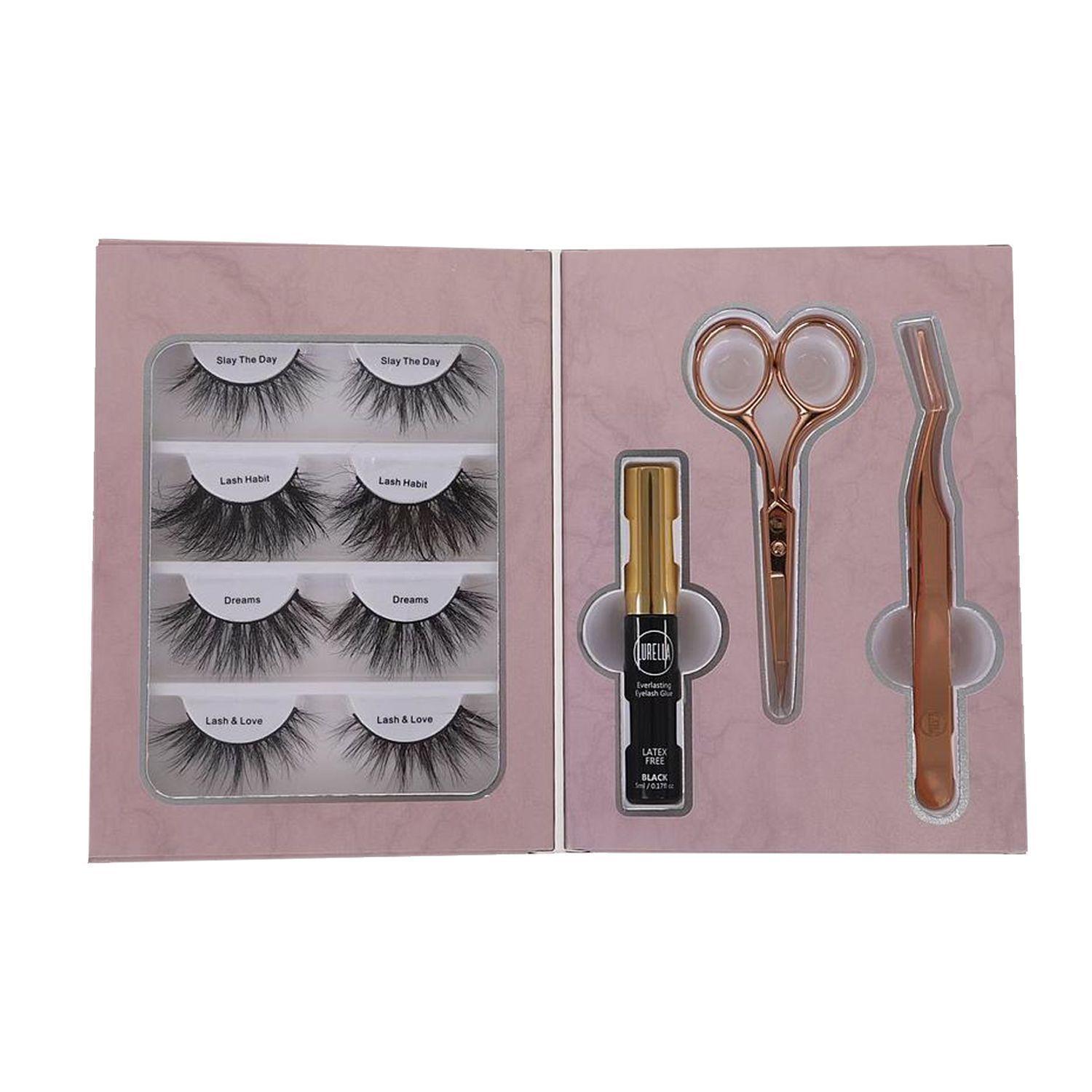 Set Para Pestañas "Lash Diary" x Must Be Cindy Color Al Azar Lurella-0