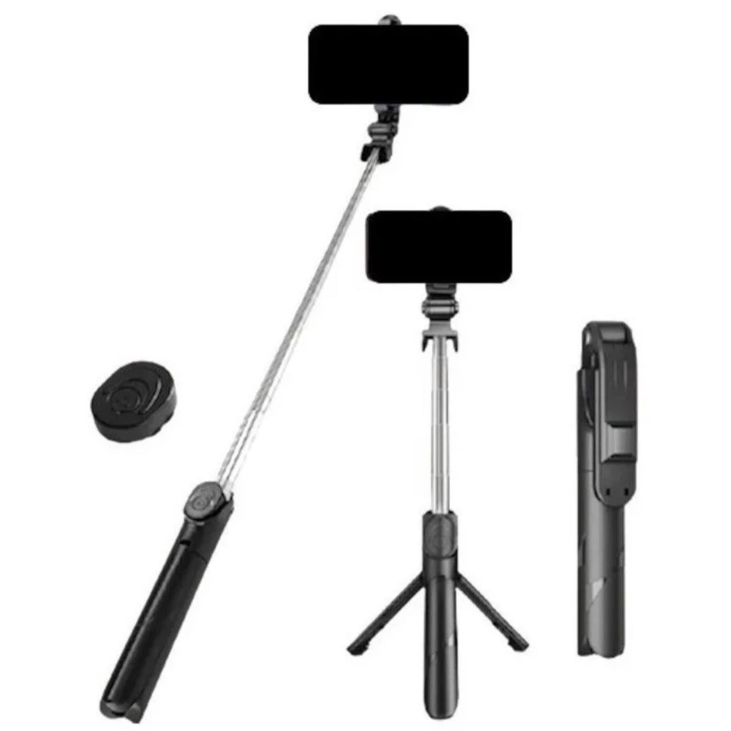 BASTON SELFIE 3 EN 1 TRIPODE BLUETOOTH CONTROL XT-02-2