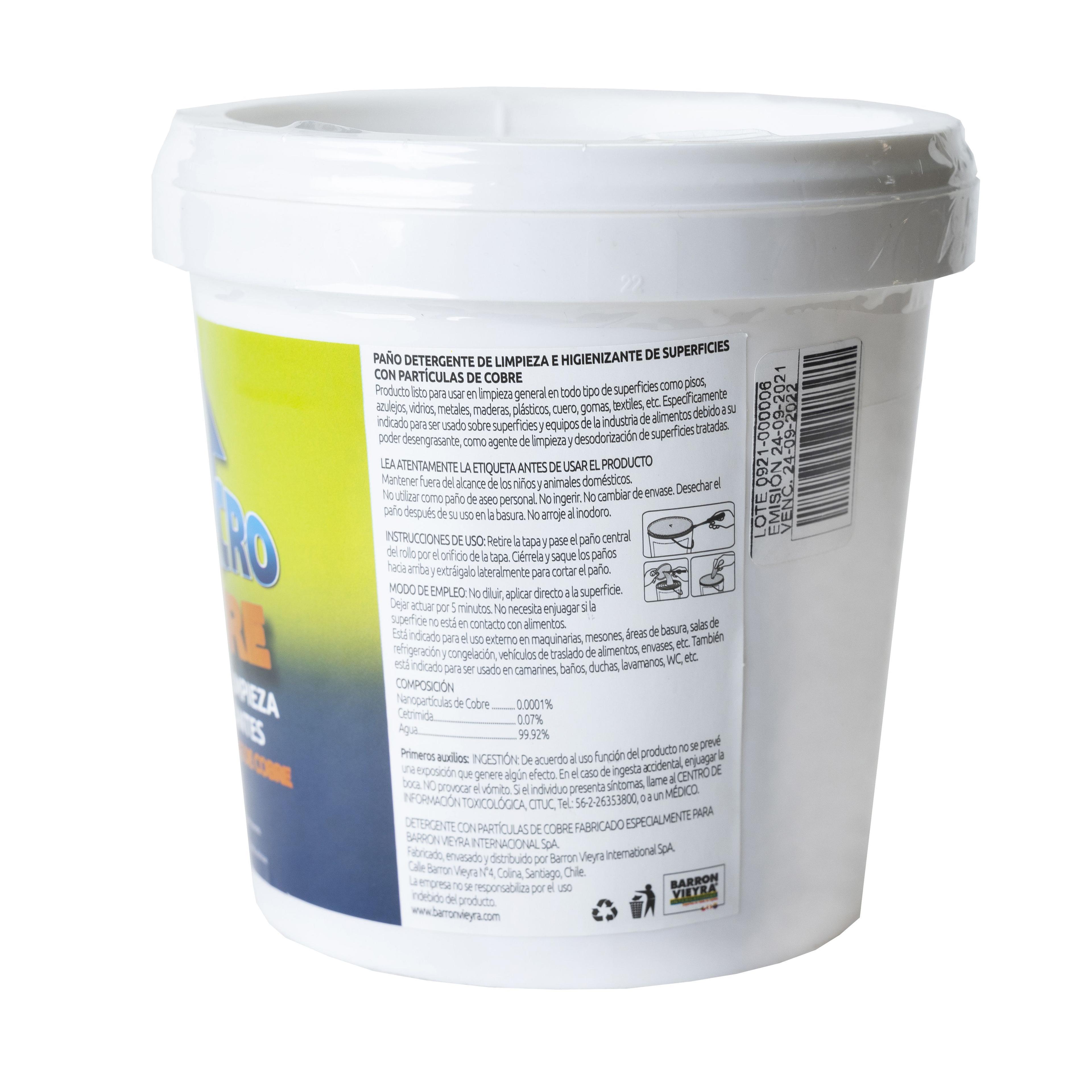 Balde de panos antibacterial de 100 unidades-1