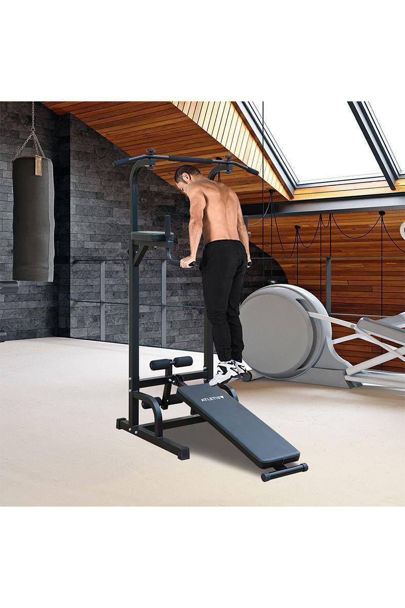 Estación Multifuncional Barras Dominadas Pro Negro-5