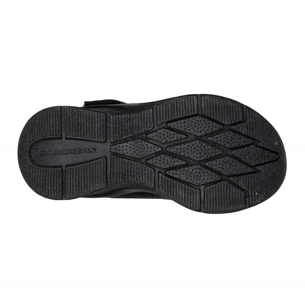 Zapatilla Niño Microspec Texlor Negro Skechers-2