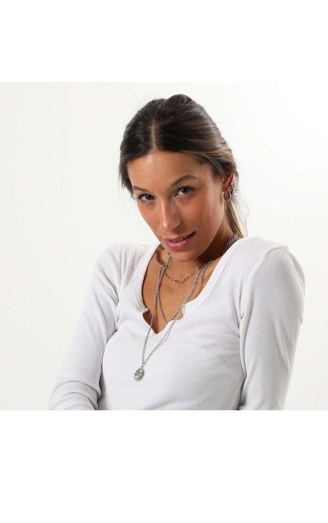 Aros Set Plateados Jaden Humana-1