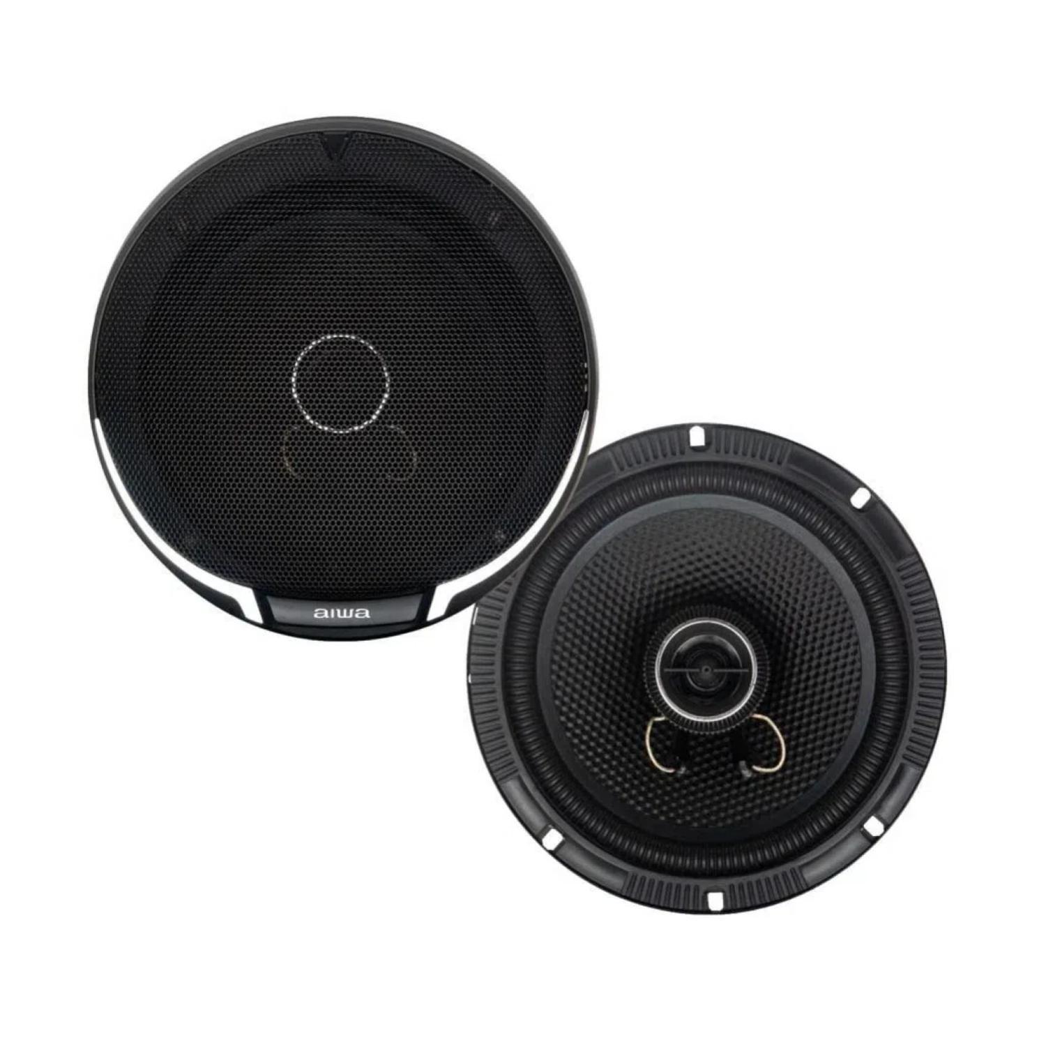 Pack 2 Parlantes 16cm Para Automovil Negro TAW-1633 Aiwa-2